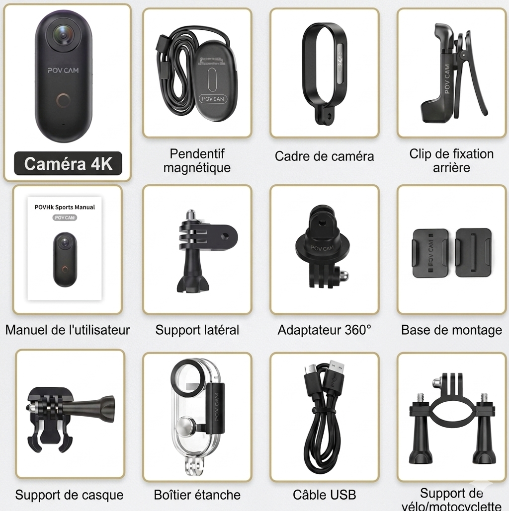 Kit complet des accessoires